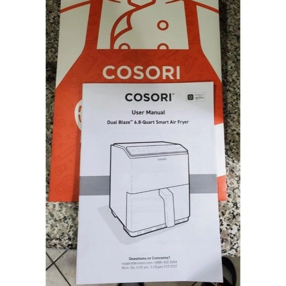 Replacement basket for COSORI Air Fryer Dual Blaze, 6.8 quarts. 6.4L